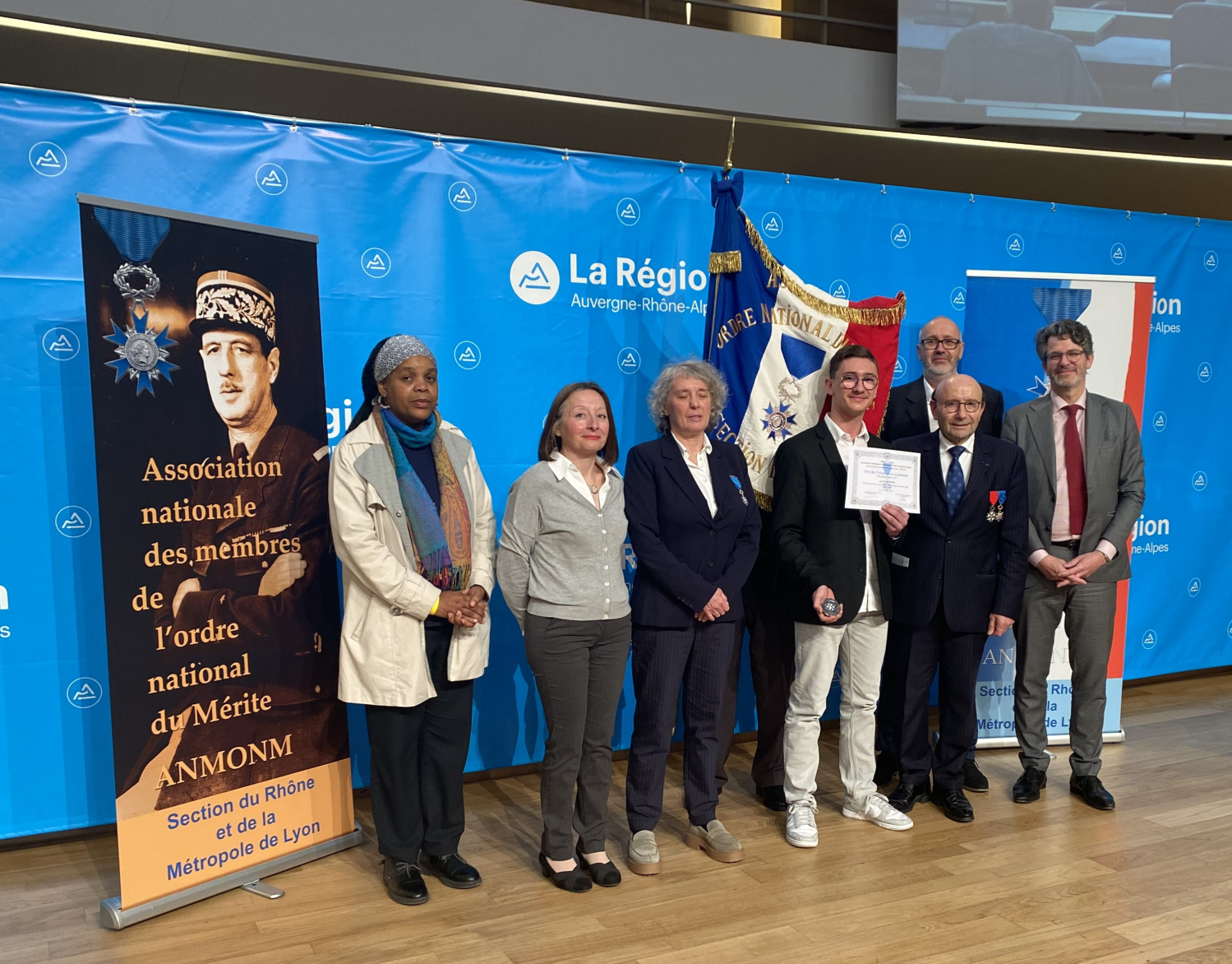 Remise du prix du civisme 2025 à Alex FOURNIER