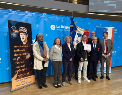 Remise du prix du civisme 2025 à Alex FOURNIER